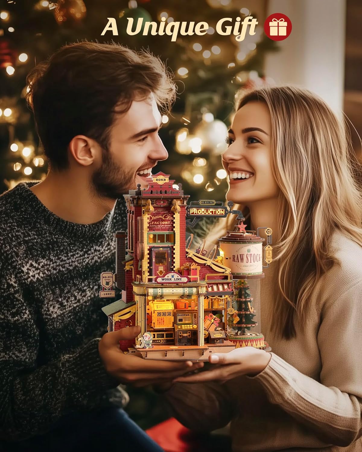 Dream Gift Factory Wood Model Kit