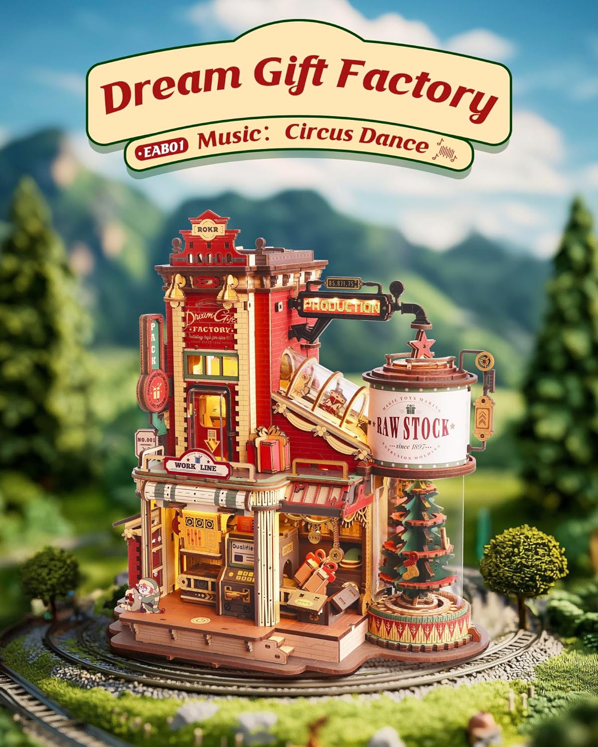 Dream Gift Factory Wood Model Kit