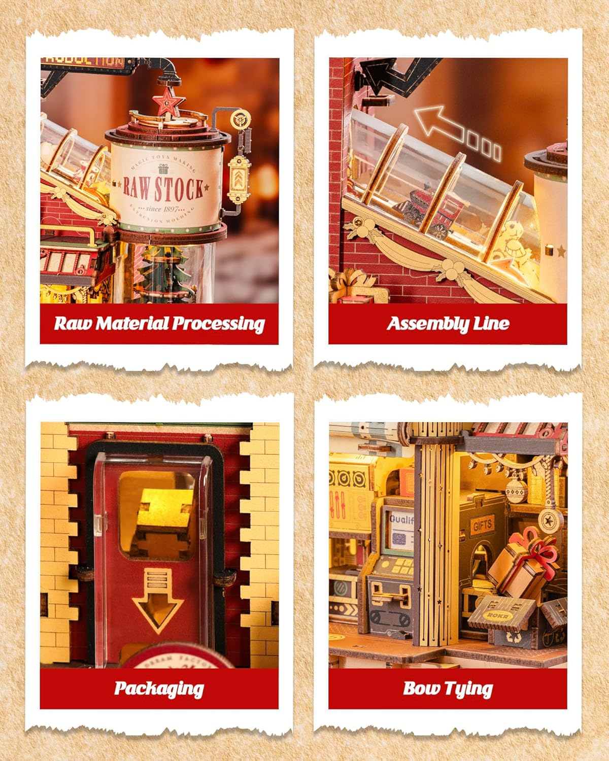 Dream Gift Factory Wood Model Kit