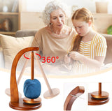 Sheesham Wood Magnetic Yarn Holder