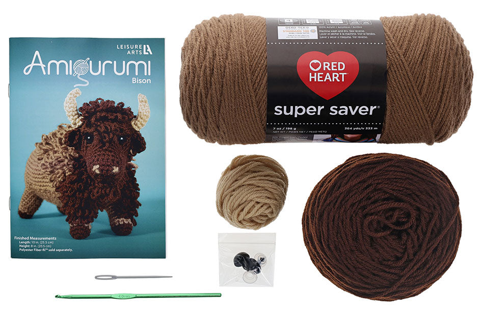 Bison Amigurumi Kit