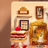 Holiday Living Room Christmas Wood Model Kit