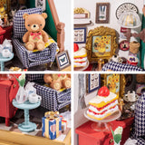 Holiday Living Room Christmas Wood Model Kit