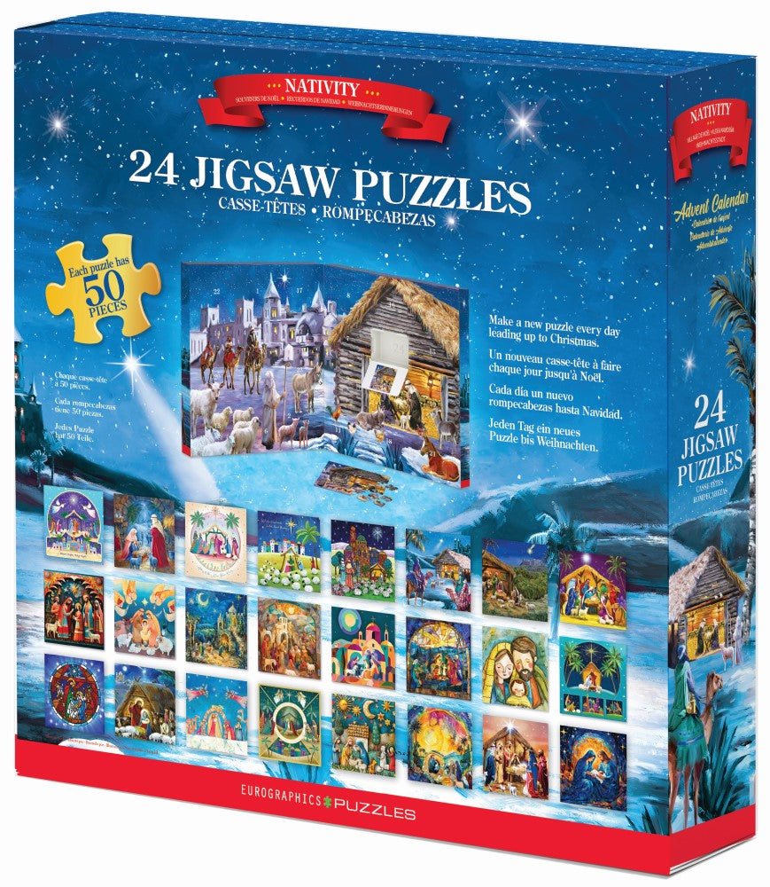 Nativity Advent Calendar Jigsaw Puzzle