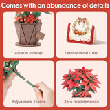 Poinsettia Wood Model Kit