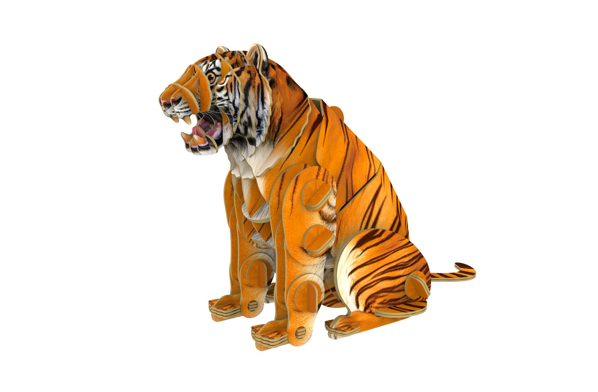 Siberian Tiger Voices of Nature Wood Model Kit