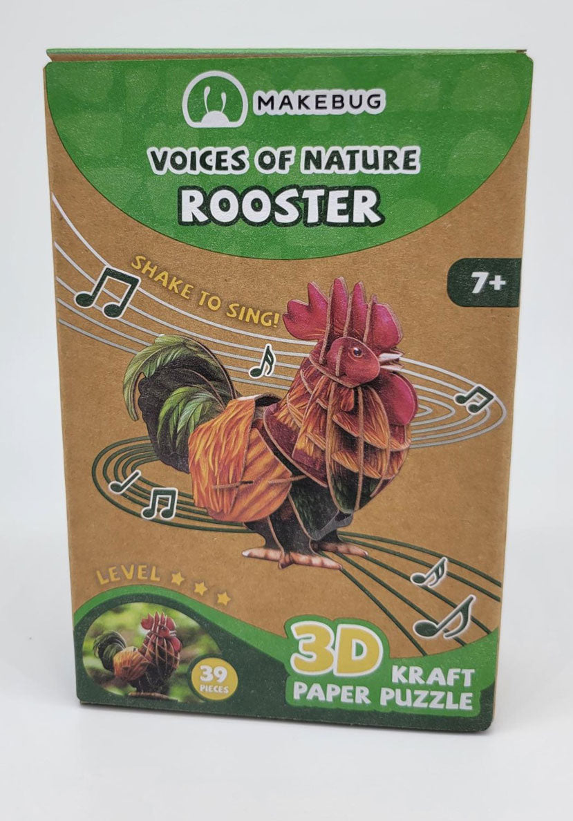Rooster Voices of Nature Wood Model Kit