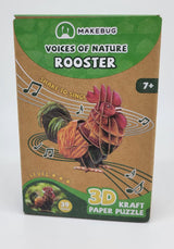 Rooster Voices of Nature Wood Model Kit