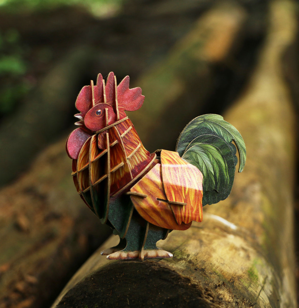 Rooster Voices of Nature Wood Model Kit