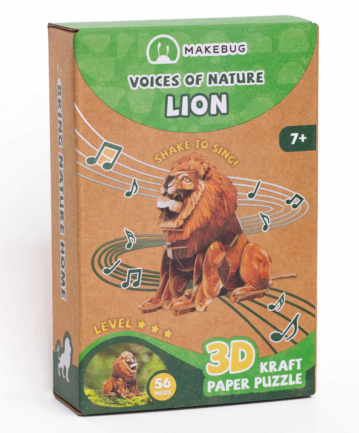 Lion Voices of Nature Wood Model Kit
