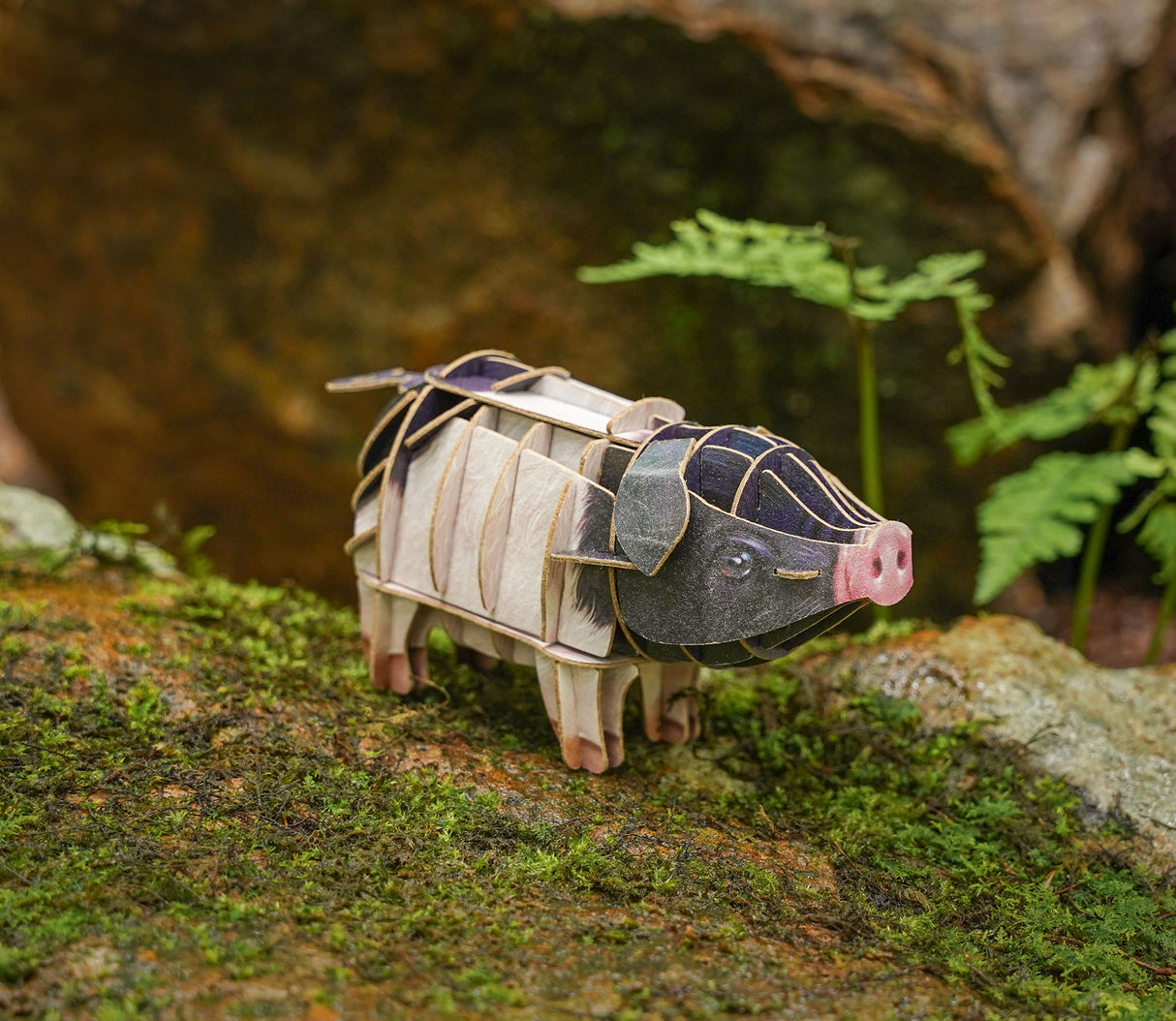 Pig Voices of Nature Wood Model Kit