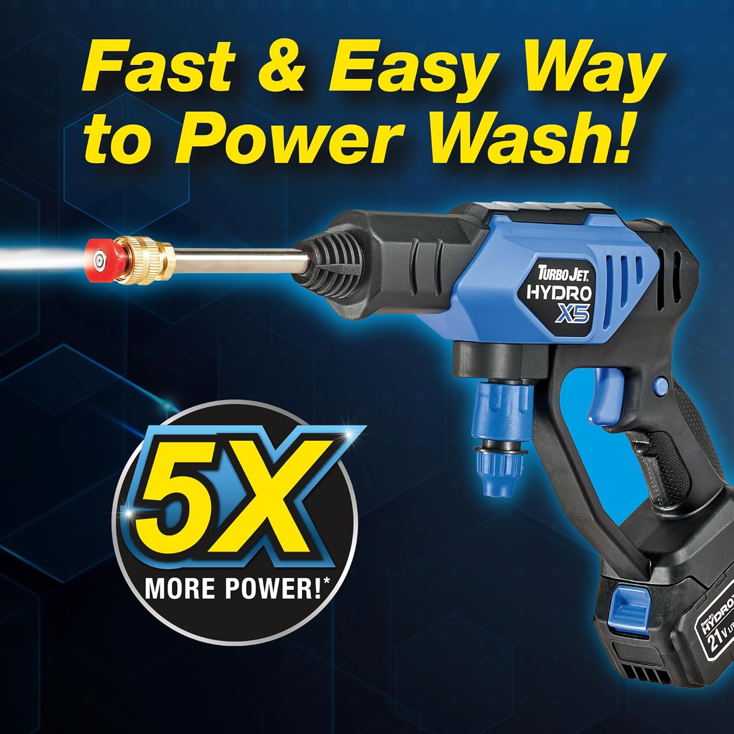 Turbo Jet HydroX5® Cordless Pressure Washer – Mary Maxim Ltd