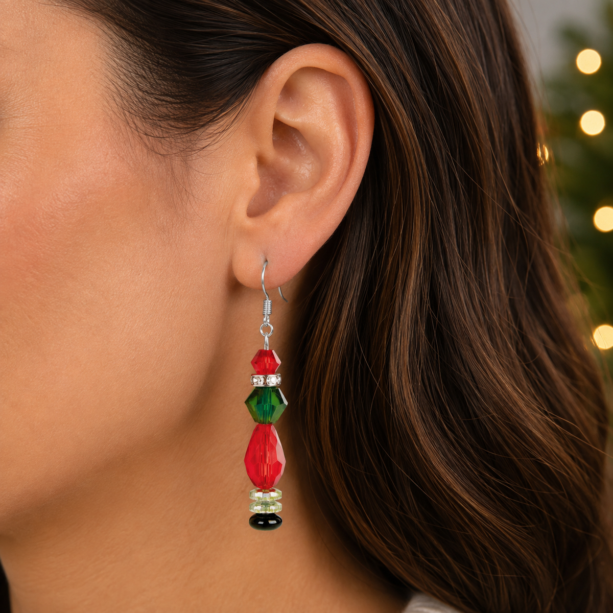 Christmas Crank Earring Set