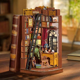 Silent Corner Study Book End Wood Model Kit