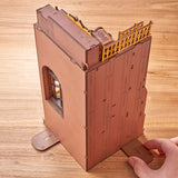 Silent Corner Study Book End Wood Model Kit