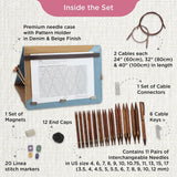Ginger Normal Interchangeable Knitting Needle Set