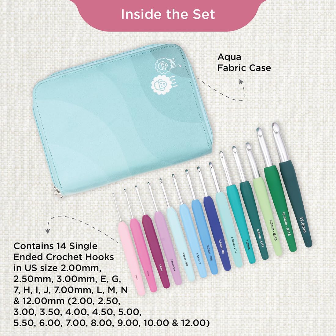 Waves Grande Crochet Hooks Set