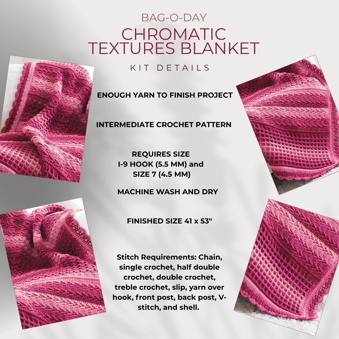 Chromatic Textures Blanket
