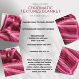 Chromatic Textures Blanket