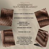 Chromatic Textures Blanket