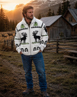 Patron de cardigan renne pour homme