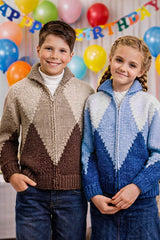 Children's Harlequin Cardigan Pattern