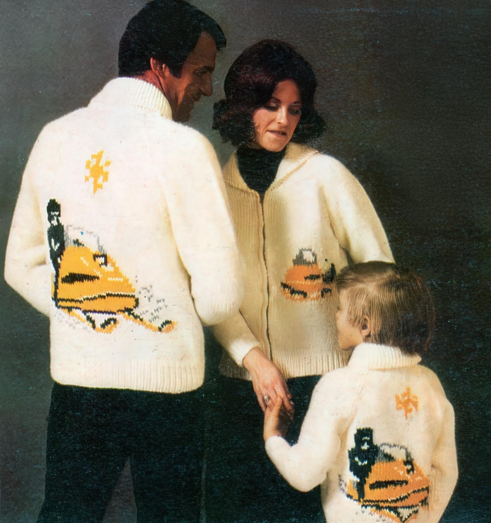Adults Snowmobile Cardigan Pattern – Mary Maxim Ltd