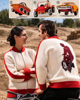 Men's or Ladies' Recreational Vehicle Cardigan Pattern