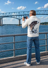 Modèle de cardigan poisson pour homme ou femme