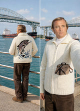 Modèle de cardigan poisson pour homme ou femme