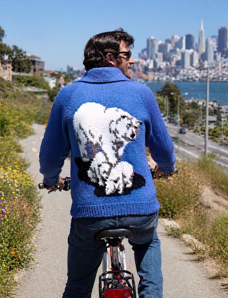 Patron Cardigan Ours Polaire Homme ou Femme
