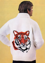 Patron Cardigan Tigre Homme ou Femme