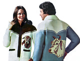 Men's or Ladies' Brahma or Charolais Cardigan Pattern