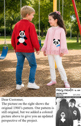 Kiddies' Panda Cardigan Pattern