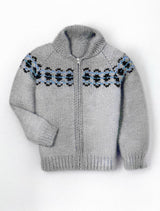 Cardigan &amp; Tuque Enfant - Motif Géométrique
