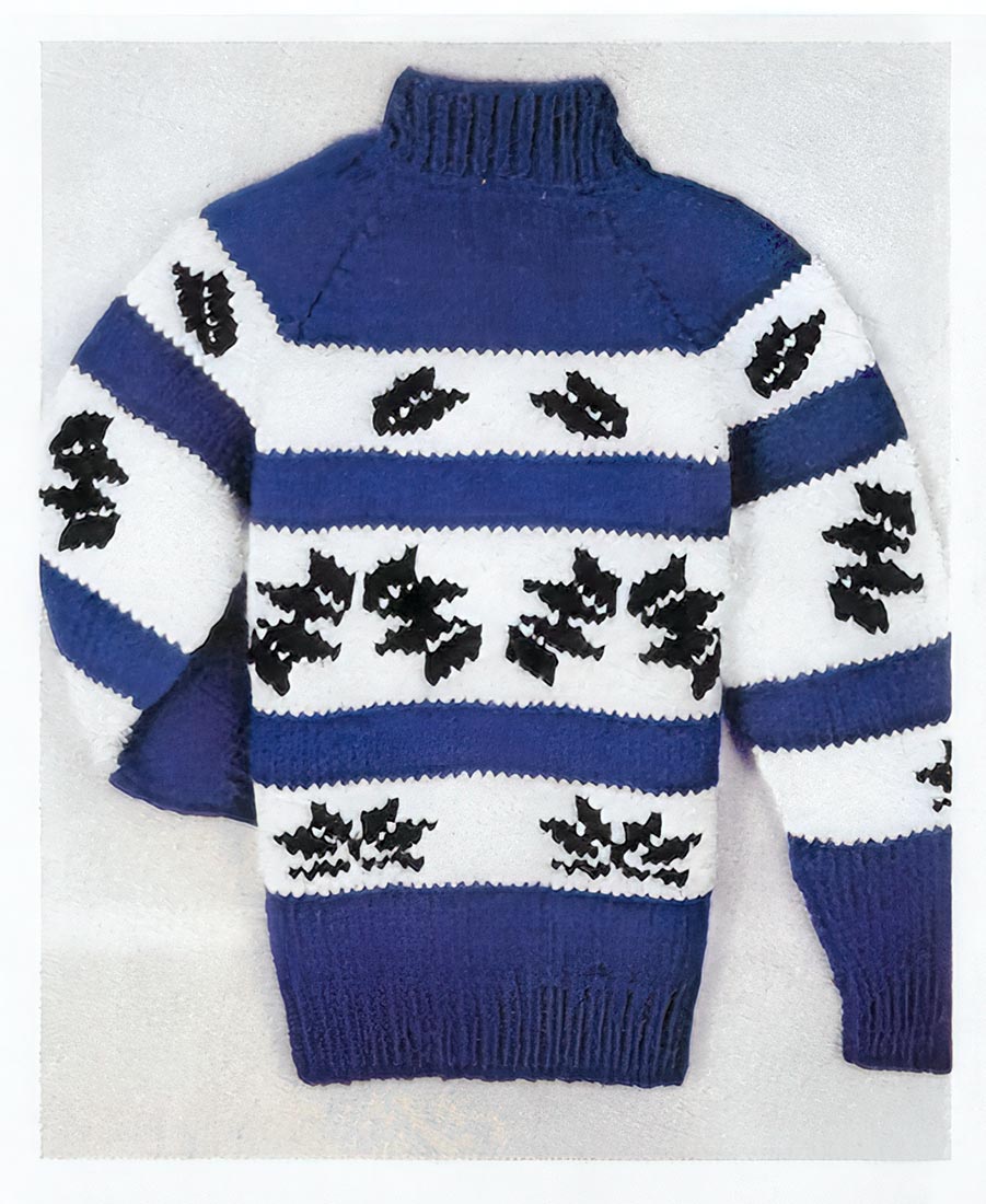 Patron de cardigan et tuque indien pour enfants