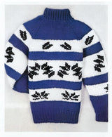 Patron de cardigan et tuque indien pour enfants