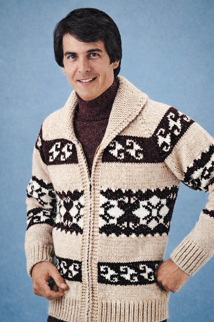 Patron de cardigan Hiawatha pour homme ou femme