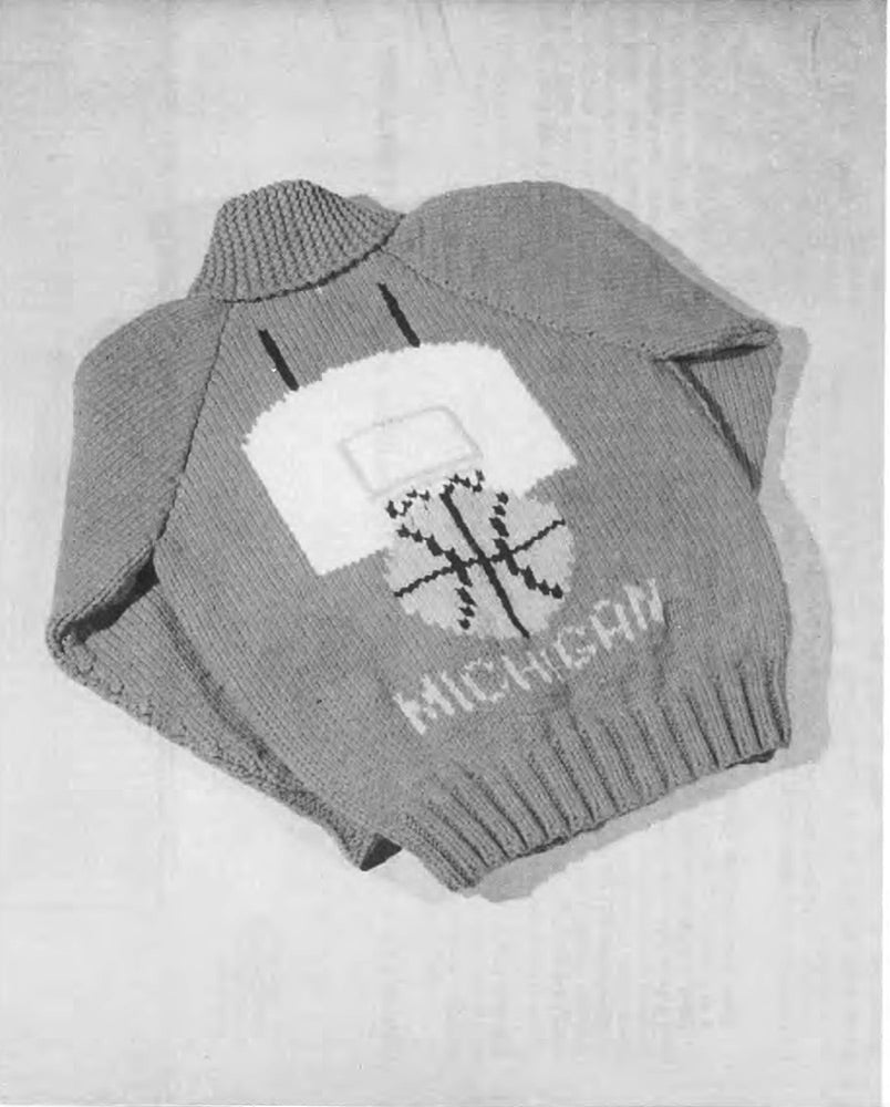 Basketball Cardigan Pattern