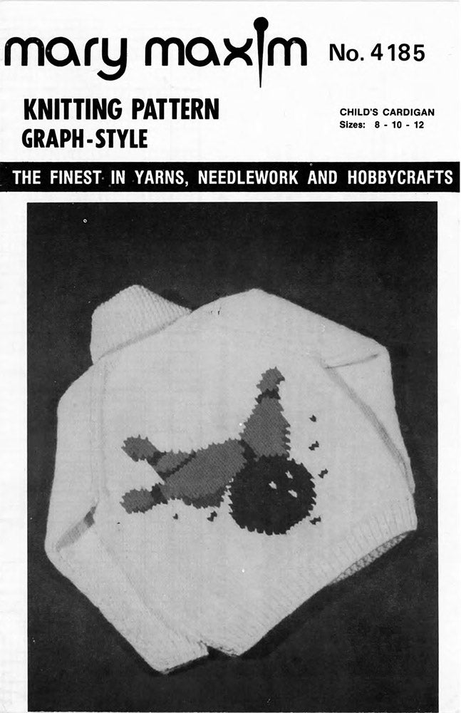 Child's Bowling Cardigan Pattern