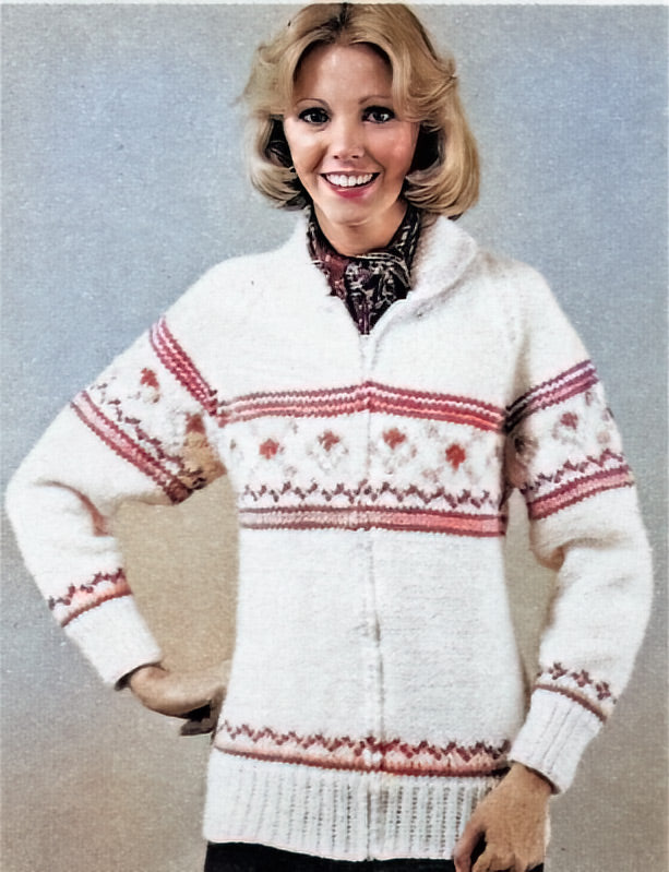 Modèle de cardigan adulte