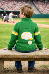 Modèle de cardigan de baseball