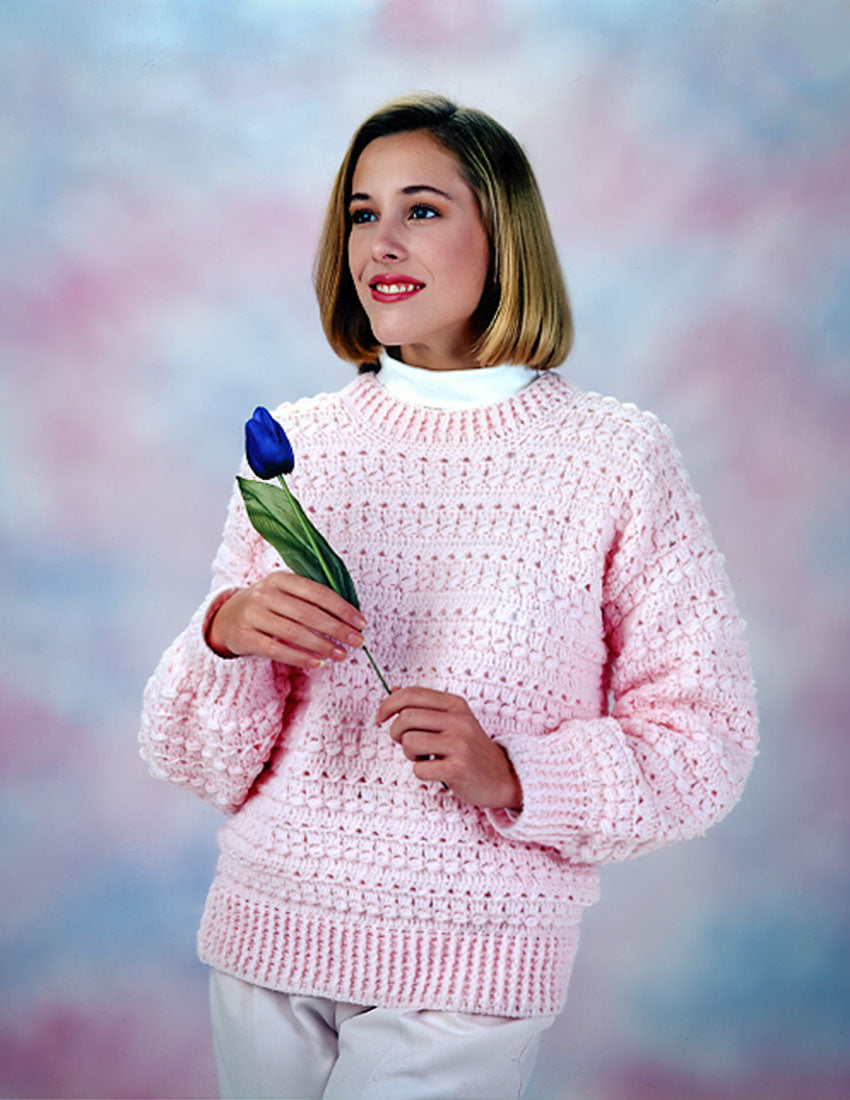 Crochet Pullover Pattern – Mary Maxim Ltd