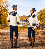 Cardigan à carreaux Highland et Tam assorti - O - Shanter Pattern
