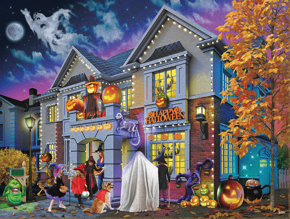 Where's The Halloween Party Jigsaw Puzzle