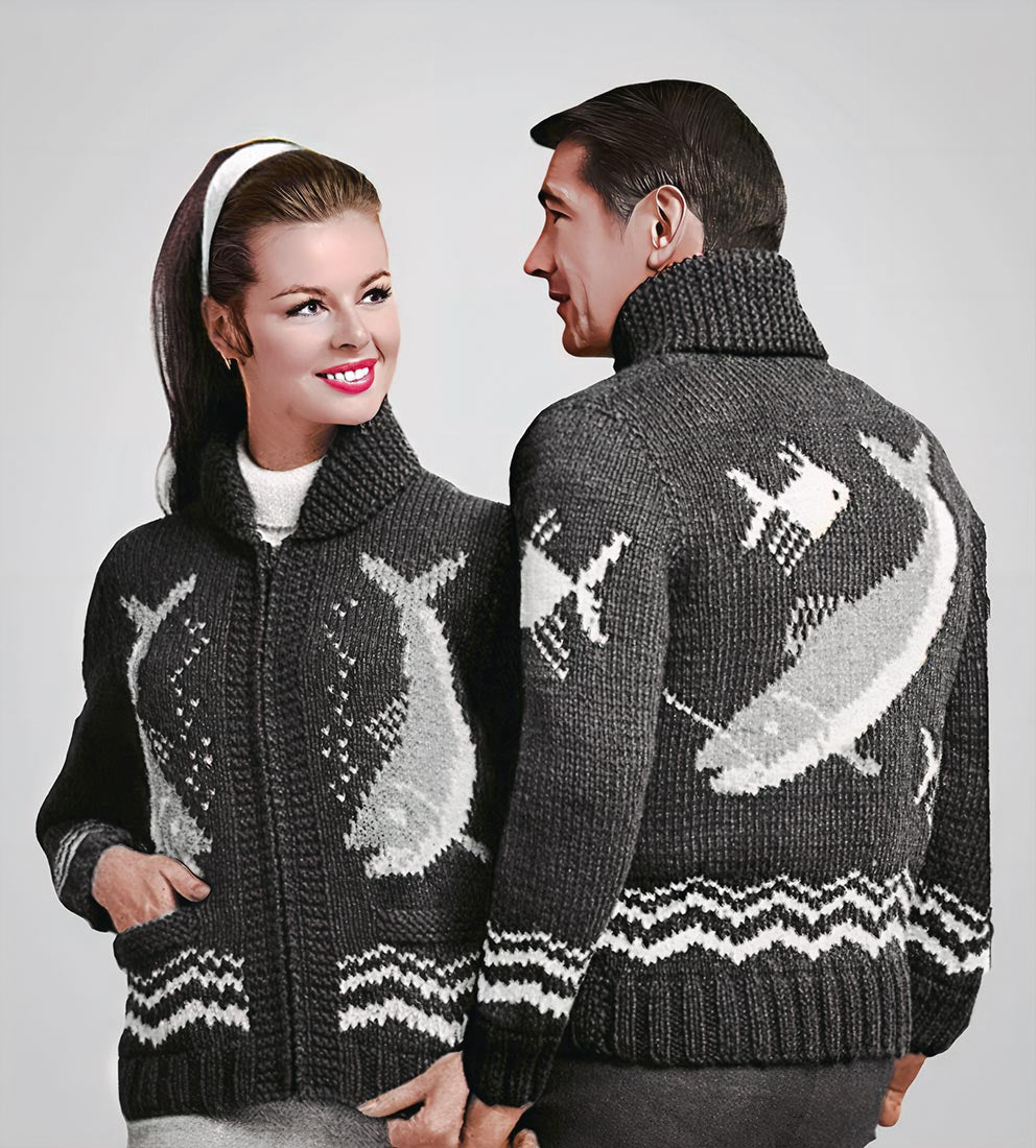 Men's Angler's Pride Cardigan Pattern – Mary Maxim Ltd
