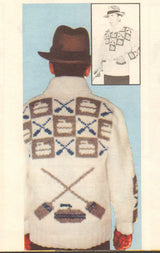 Modèle de cardigan pour hommes Bonspiel Days