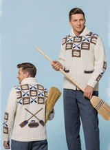 Bonspiel Days Men's Cardigan Pattern
