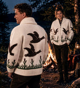 Men's or Ladies' Wild Duck Cardigan Pattern