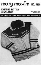 Children's Western Yoke Cardigan Pattern